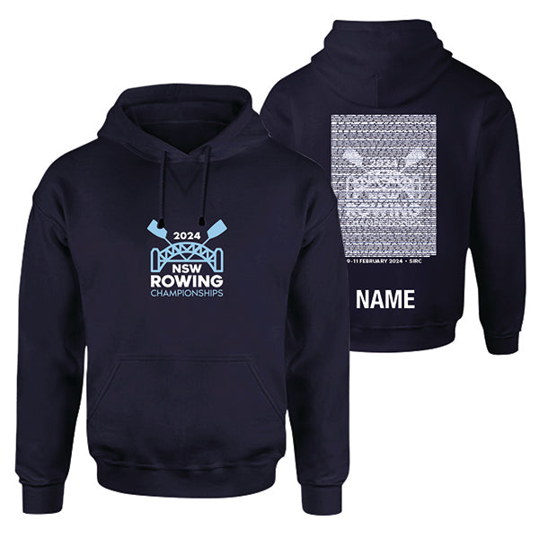 NSW Rowing Champs Hoodie with Custom Name