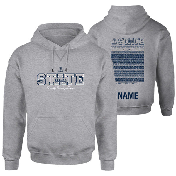 NV State Titles Hoodie With Custom Name