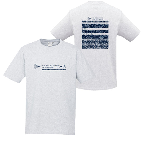 The Melbourne Head Tee Men - Snow Marle