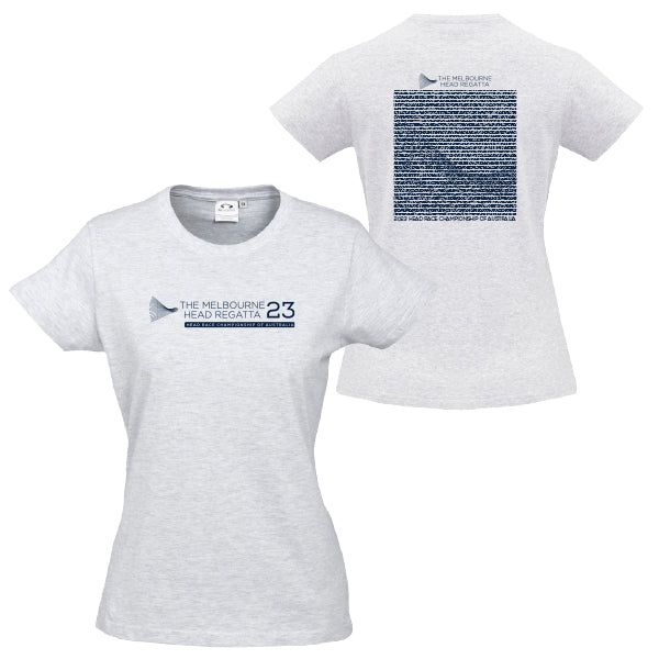 The Melbourne Head Tee Women - Snow Marle