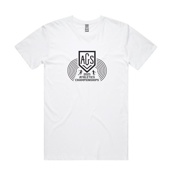 2025 AGSV Athletics Championships Tee Men - White