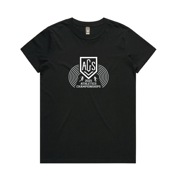 2025 AGSV Athletics Championships Tee Women - Black