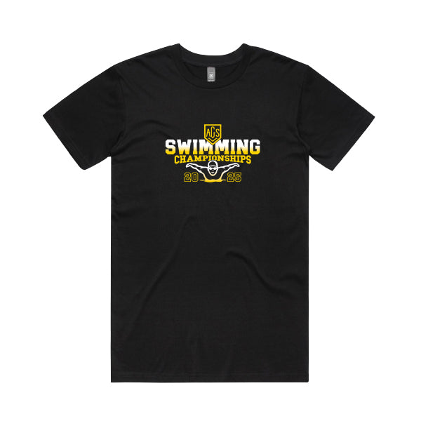 2025 AGSV Swimming Champs Tee Men - Black