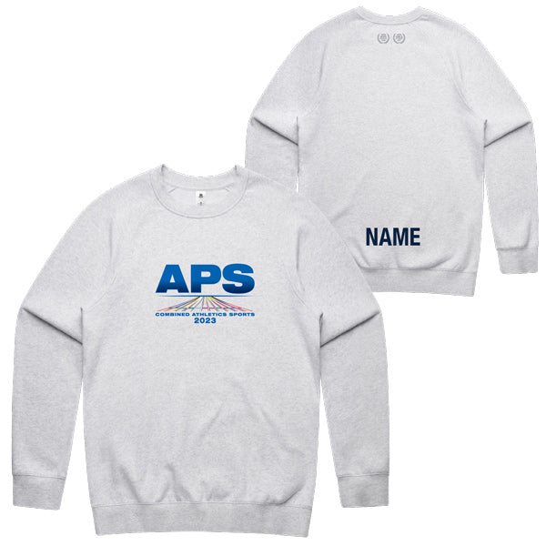 APS Girls & Boys Combined Athletics  Crewneck Unisex CUSTOM NAME