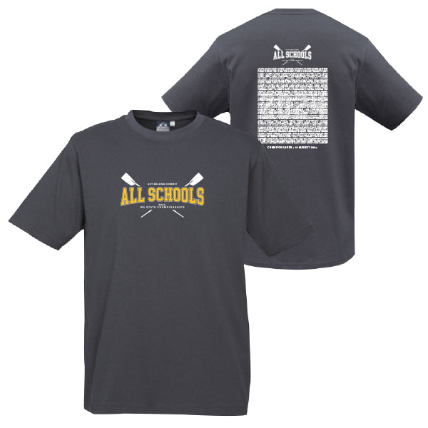 Act Belong Commit WA All-Schools State Championships Tee Men - Charcoal