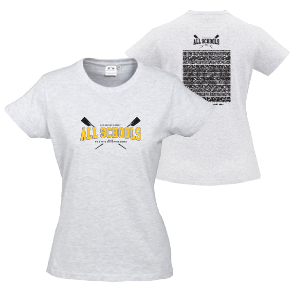 Act Belong Commit WA All-Schools State Championships Tee Women - Snow Marle