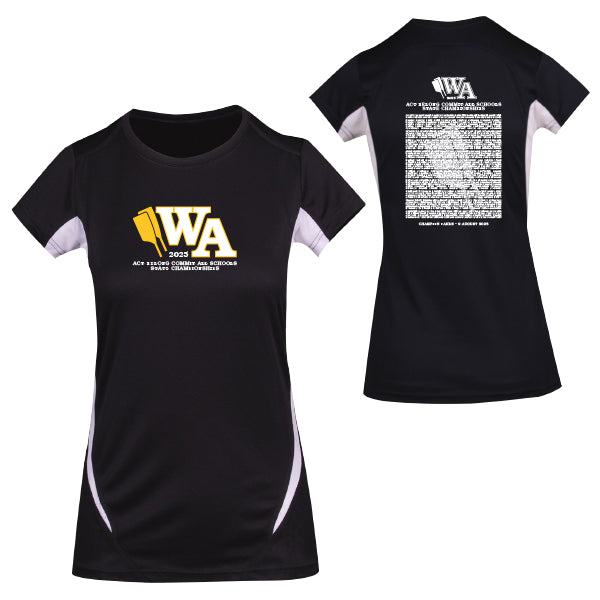 2025 Act Belong Commit All Schools State Championships Performance Tee Women