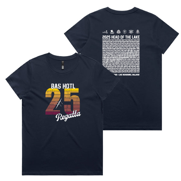 Head of the Lake Ballarat - Damascus College Tee Women - Midnight Blue