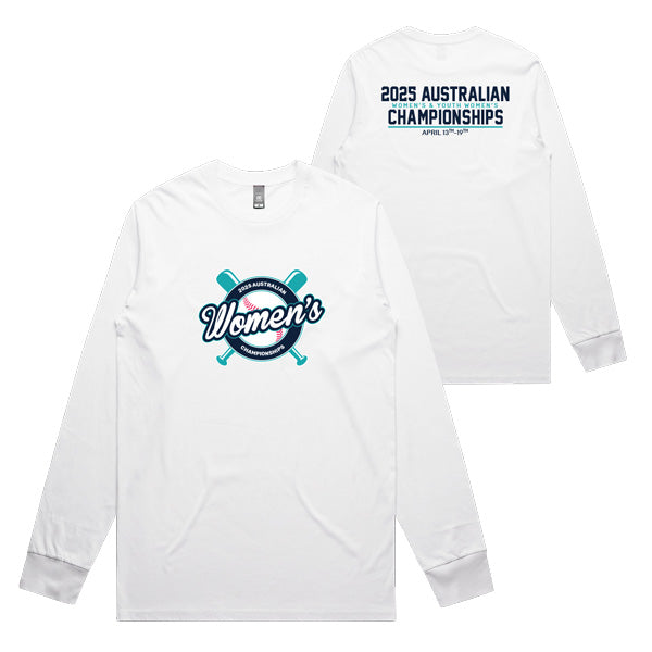 2025 Baseball Australia Women's Championships Mens L/S Tee
