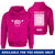 BSRA Head of the River Hoodie with CUSTOM NAME - HOT PINK