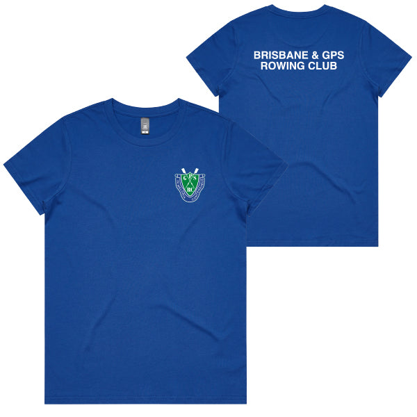 Brisbane & GPS Rowing Club Tee Ladies - Royal