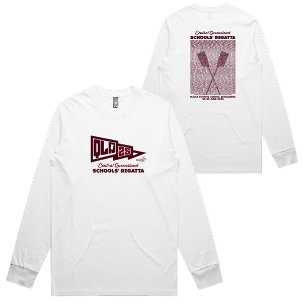 2025 Central Queensland Schools Regatta Long Sleeve Tee Men