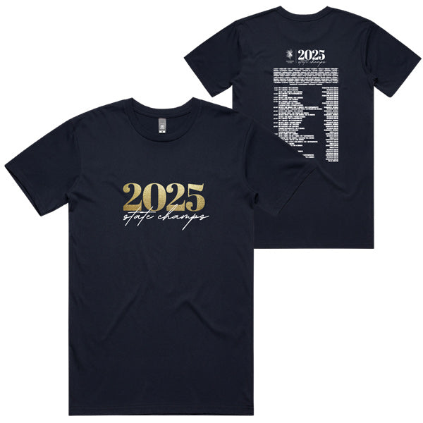 2025 Calisthenics Victoria State Titles Tee Kids - Navy