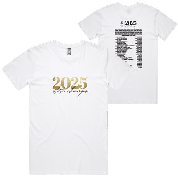 2025 Calisthenics Victoria State Titles Tee Men - White