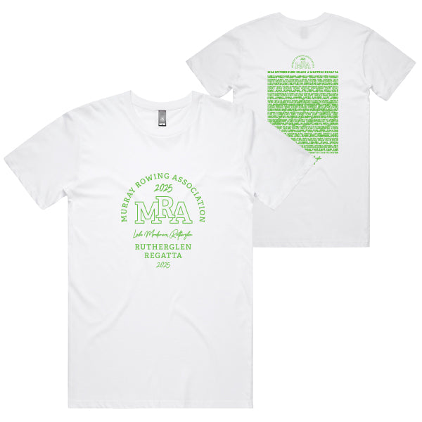 2025 MRA Rutherglen Regatta Tee Men - White