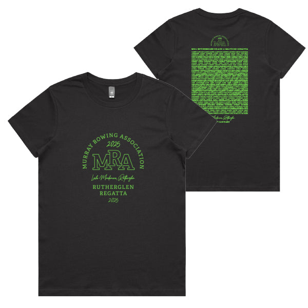 2025 MRA Rutherglen Regatta Tee Women - Coal