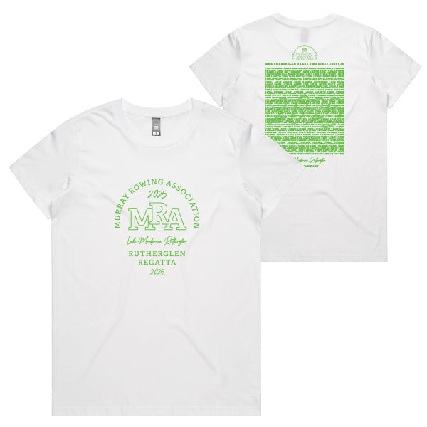 2025 MRA Rutherglen Regatta Tee Women - White