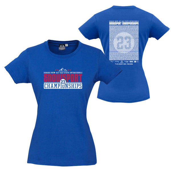 ISS NSW/ACT/QLD State Champs Tee Women - Royal