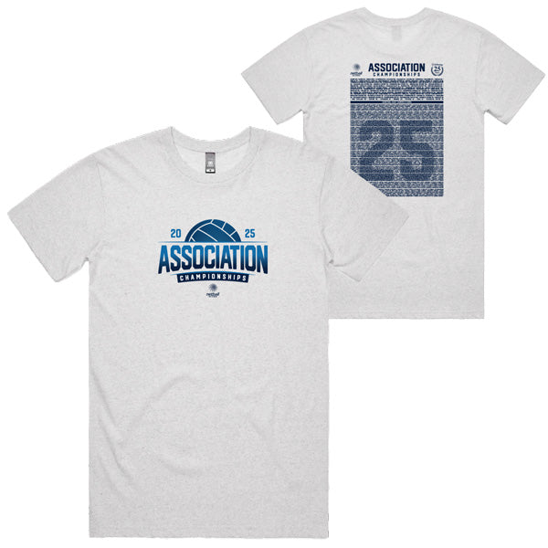 2025 NVAC Boys Tee - White Marle