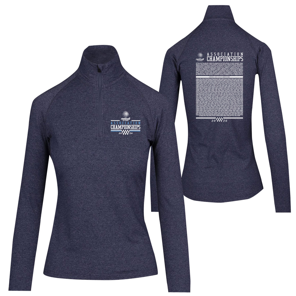 2026 NVAC Central East U/13 Ladies 1/4 Zip – The Regatta Shop