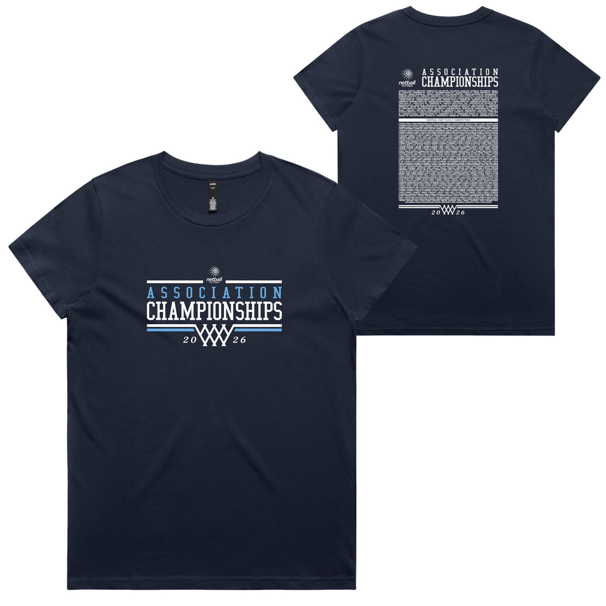 2026 NVAC Males / Open / All Abilities Ladies Tee - Midnight Blue – The ...