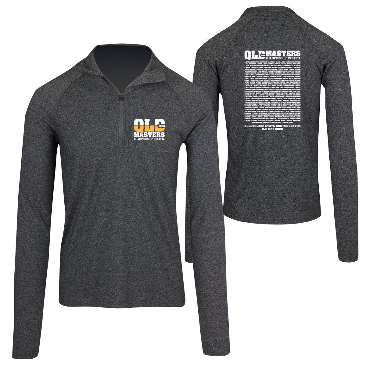 2026 QLD Masters State Championships 1/4 Zip Mens – The Regatta Shop