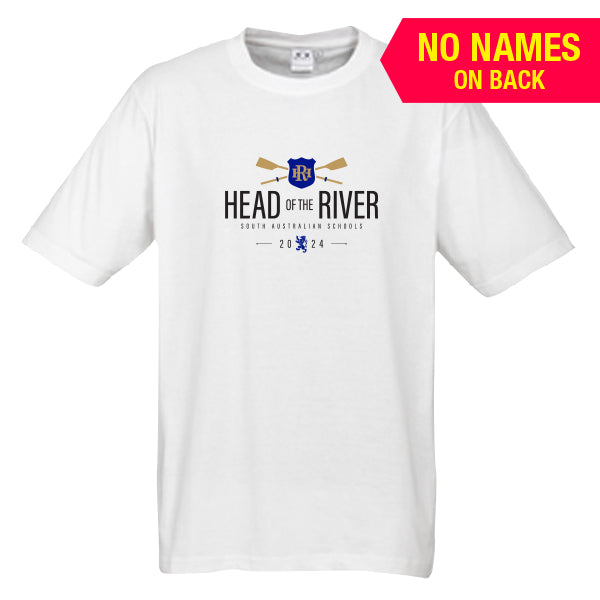 SA Head of the River Tee Men - White NO NAMES