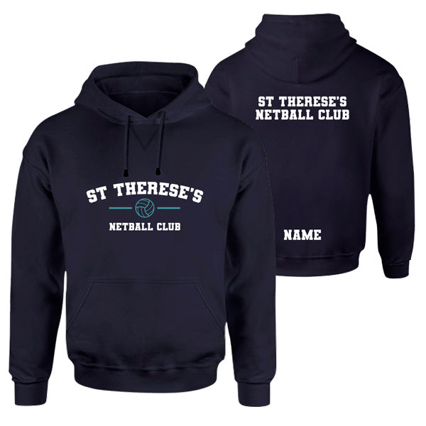 St Therese's Netball Club Hoodie CUSTOM NAME