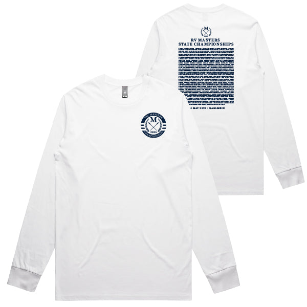 2025 RV Masters State Championships Long Sleeve Tee Mens