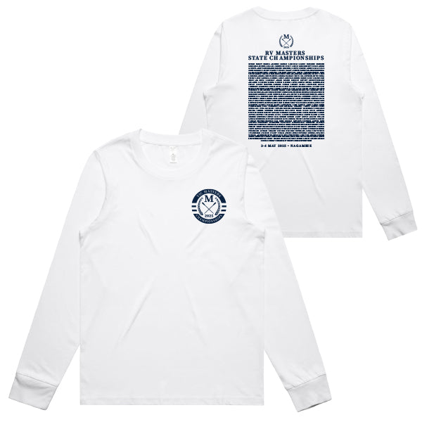 2025 RV Masters State Championships Long Sleeve Tee Ladies