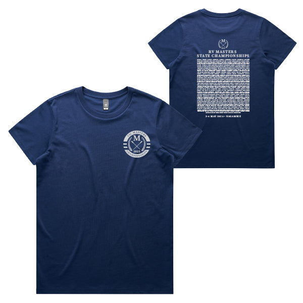 2025 RV Masters State Championships Tee Ladies - Cobalt