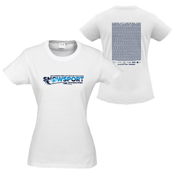 SUBARU ACT & Regional NSW ISSC Tee Women - White