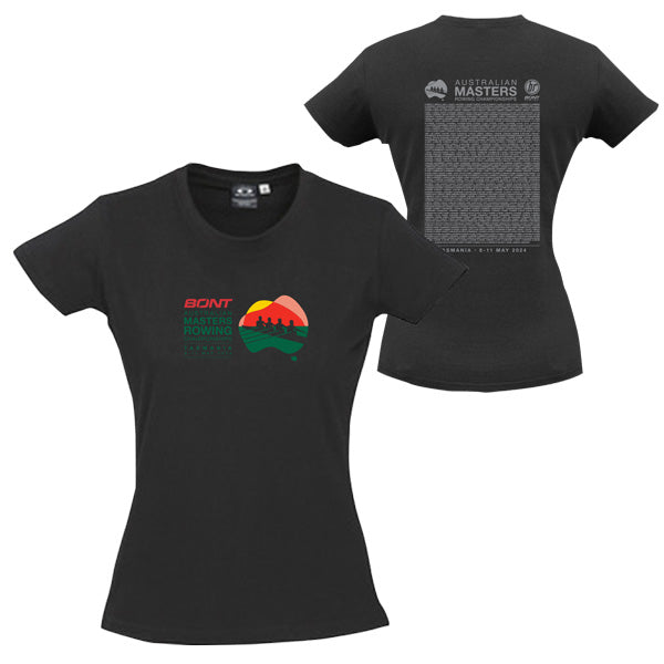 AUS Masters Tee Women - Black