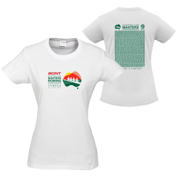 AUS Masters Tee Women - White