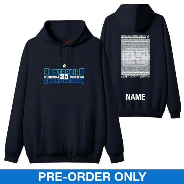 2025 AUS ISSC Hoodie CUSTOM NAME