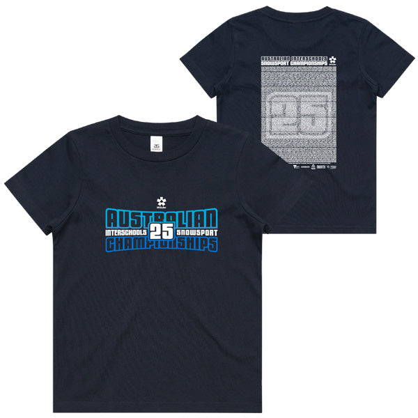 2025 AUS ISSC Tee Kid - Navy