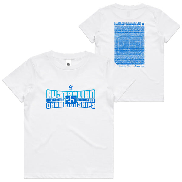 2025 AUS ISSC Tee Kid - White