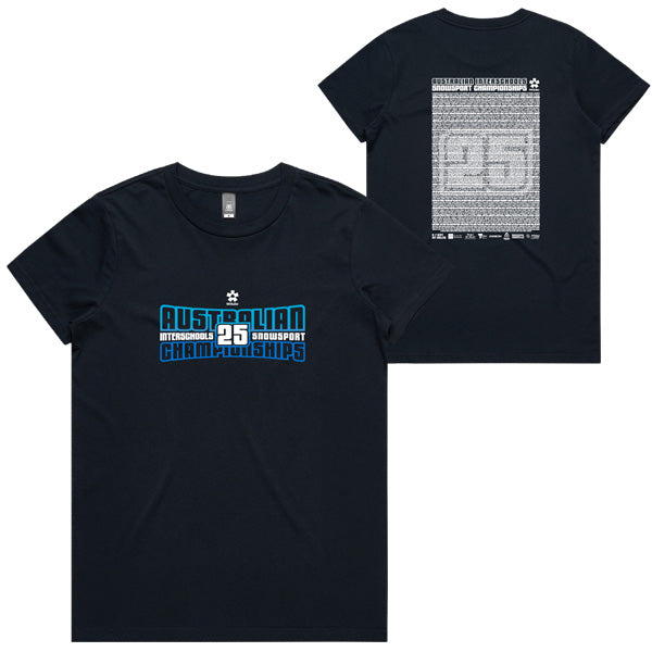2025 AUS ISSC Tee Women - Navy