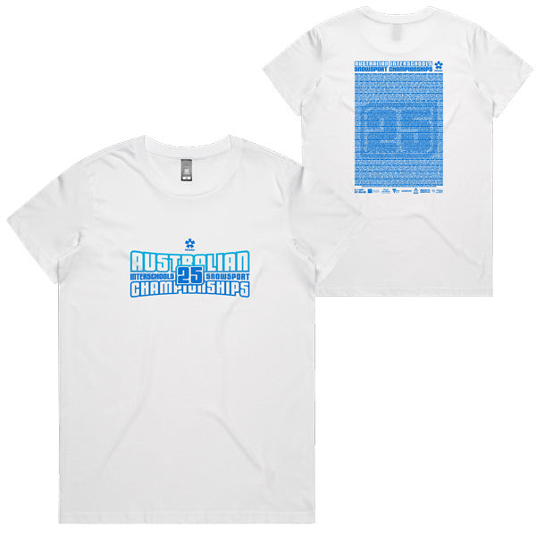 2025 AUS ISSC Tee Women - White
