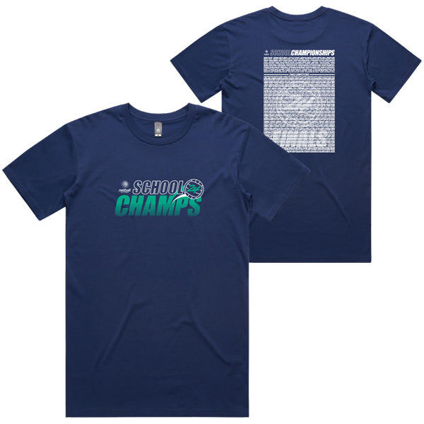NV Schools Champs Finals Mens Tee -Cobalt