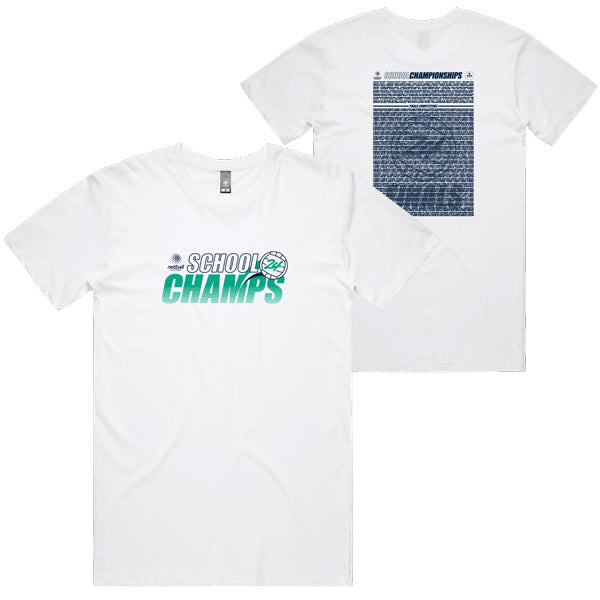 NV Schools Champs Finals Mens Tee - White