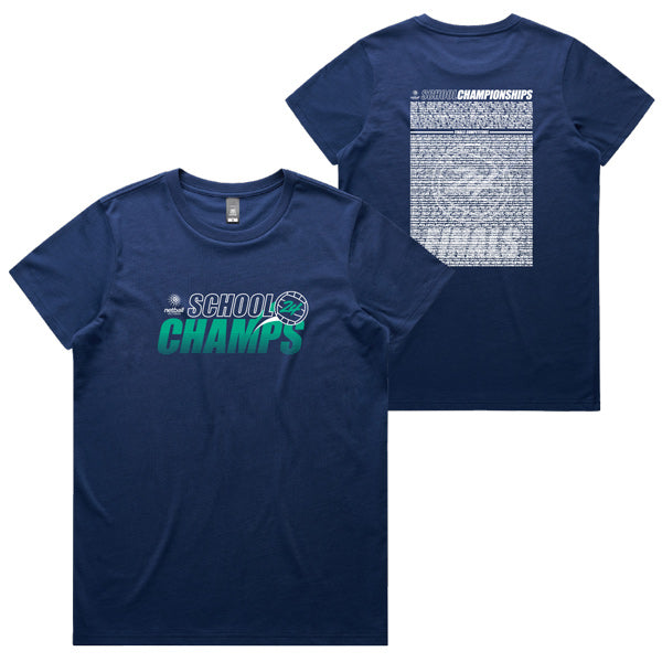 NV Schools Champs Finals Womens Tee - Cobalt
