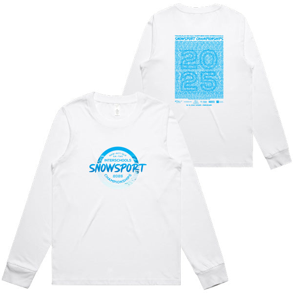 2025 TRAVELPLAN SKI QLD & Northern NSW ISSC Long Sleeve Tee Ladies