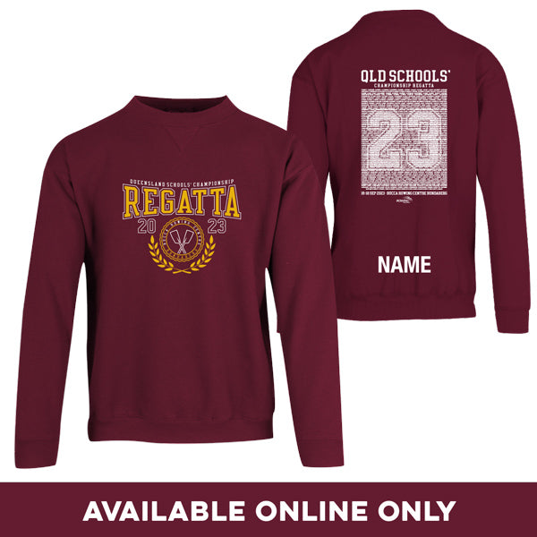 Qld Schools Champs Crew Neck Jumper with CUSTOM NAME (LIMITED EDITION)