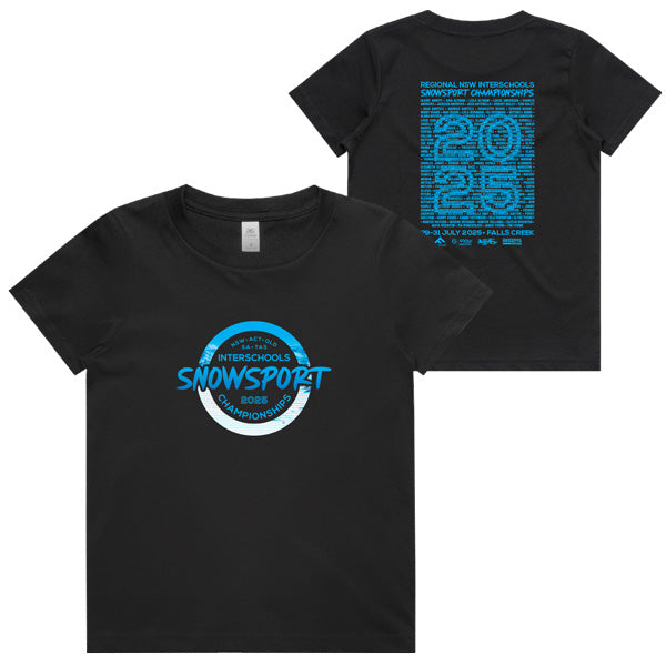2025 Regional NSW ISSC Tee Youth - Black