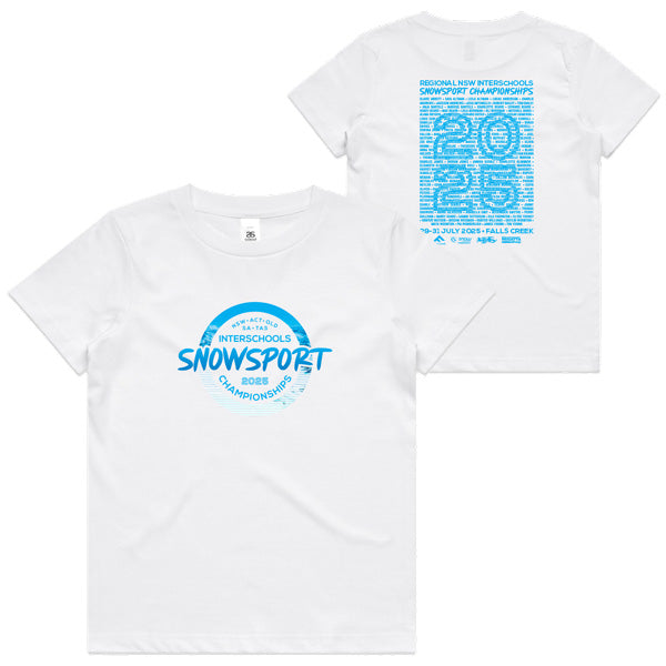 2025 Regional NSW ISSC Tee Youth - White