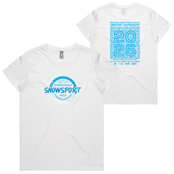 2025 Regional NSW ISSC Tee Women - White