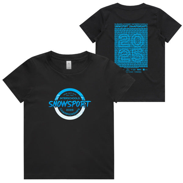 2025 SUBARU Sydney Regional ISSC Tee Youth - Black