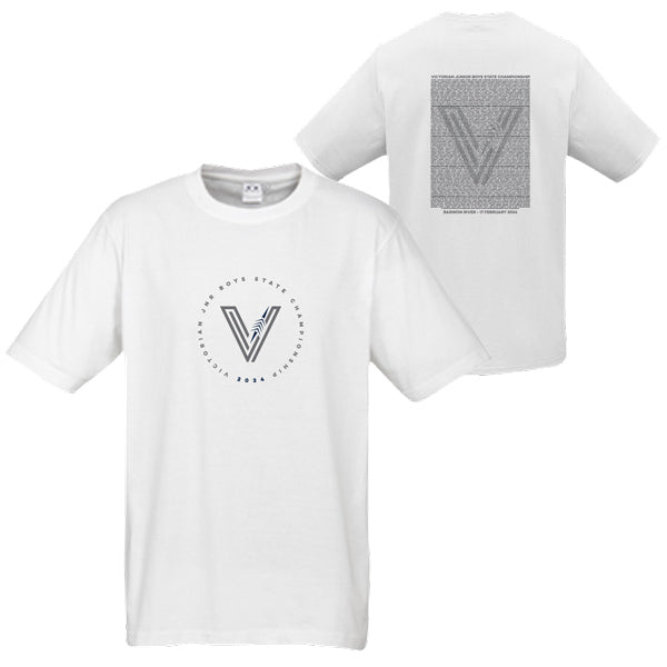 VIC Junior Boys State Champs Tee - White