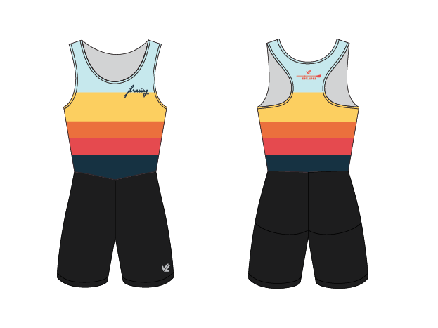 JL Stripe Classic Unisuit Women